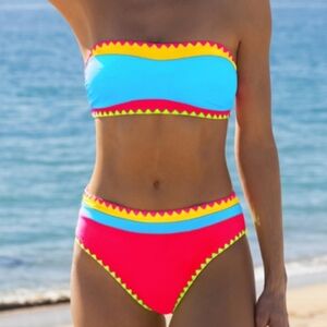 Small Popvil Bandeau Bikini Top